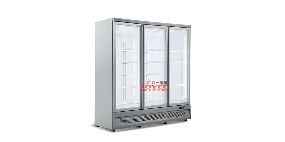 三門下置機玻璃門冷凍柜